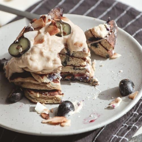 Blueberry & Coconut Pancakes
