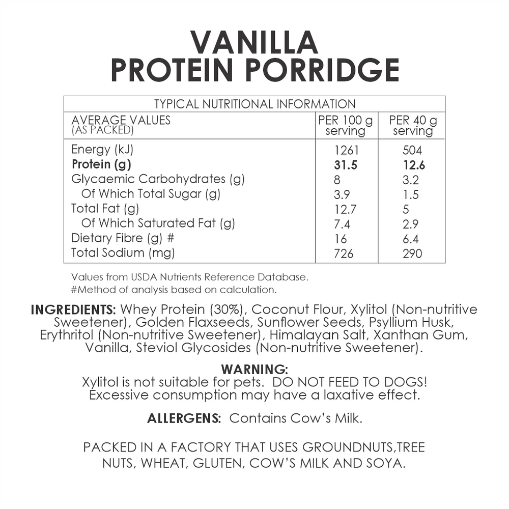 
                  
                    Vanilla Protein Porridge (Bulk Savings)
                  
                